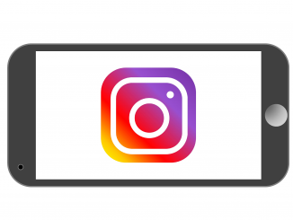 Illustration Instagram Logo Smartphone