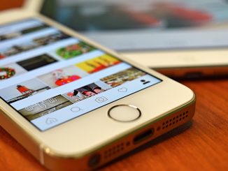 Geöffnete Instagram-App auf iPhone