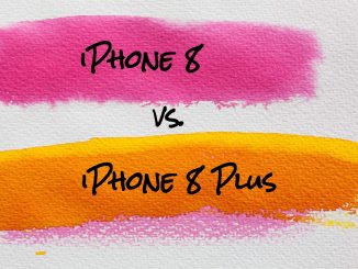 Wasserfarben iPhone 8 vs. iPhone 8 Plus