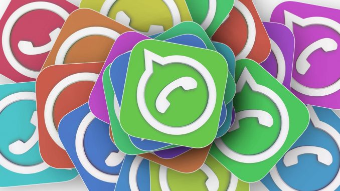 WhatsApp-Logo in verschiedenen Farben